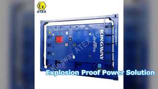 Gerador de zona ATEX 80KVA à prova de explosões