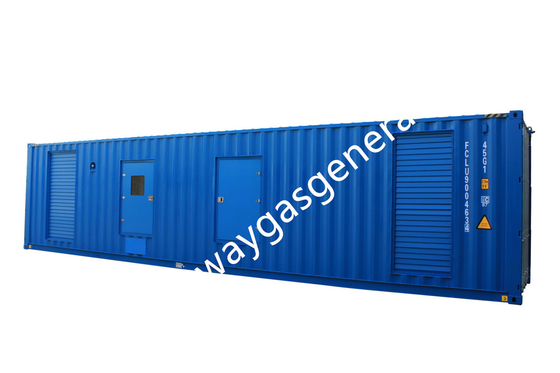 Gerador diesel 600KW 750KVA do recipiente do motor de Mitsubishi de 3 fases