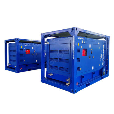 ATEX Zone 2 Certified 100 kVA Marine Explosion-Proof Generator Set with DNV 2.7-1 Offshore Container