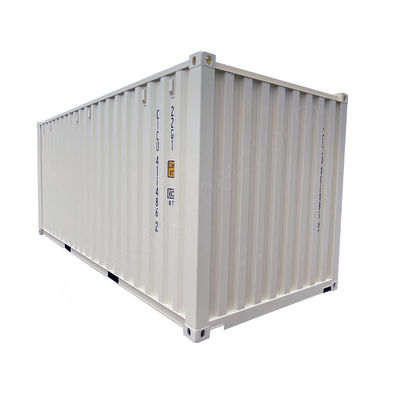 Container offshore de 20 pés com placa de aço e transporte de mercadorias secas