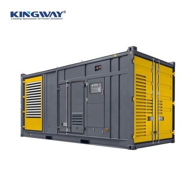Tipo de recipiente Conjunto de gerador a diesel Caixa silenciosa Fornecimento de energia de reserva Equipamento de grandes centrais elétricas