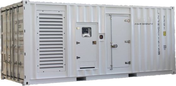 Tipo de recipiente Conjunto de gerador a diesel Caixa silenciosa Fornecimento de energia de reserva Equipamento de grandes centrais elétricas