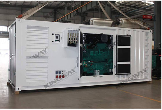 Gerador Diesel insonorizado 400v 50hz 3 Fase 4 Set de gerador de energia por fio Diesel Genset insonorizado