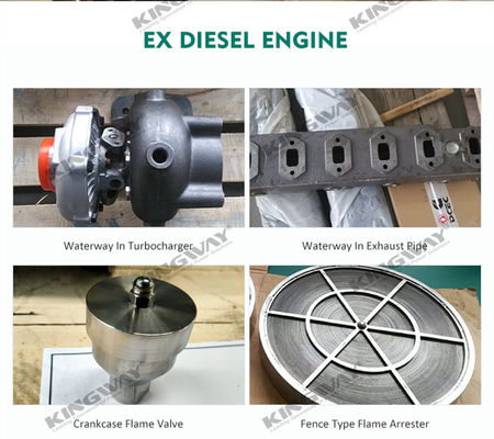 25kva 400v 50hz 3 fase 4 motor diesel à prova de explosão com fio DNV2.7-1 Certified Lifting Frame ATEX IIB zona 2 gerador offshore