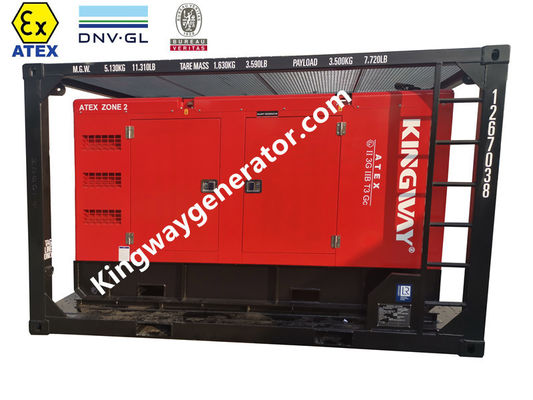 Equipado com válvulas à prova de explosão outro componente à prova de explosão Composição Tecnologia adaptativa Gerador a diesel de 80 kW