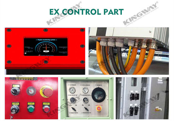 Fornecimento de 800kva 400v 50hz motor diesel atex zona 2 gerador para offshore
