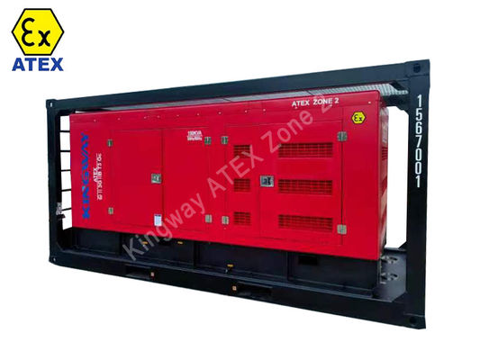Rigsafe Proof Explosion Atex Zona I Zona II Gerador a diesel para a indústria de mineração de plataforma offshore com DVN Lifting Frame