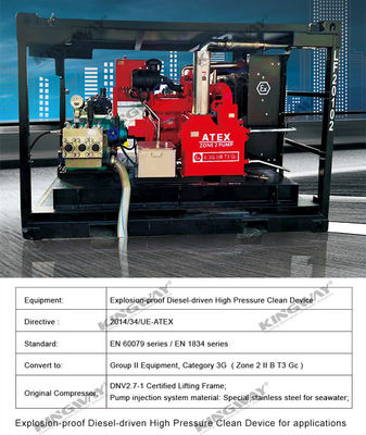 EQUIPAMENTOS DE GERADORES OFFSHORE PARA INDUSTRIAS DE ÓLEO E GAS, ZONA 2 ZONA PERIGOSA - 45 KVA