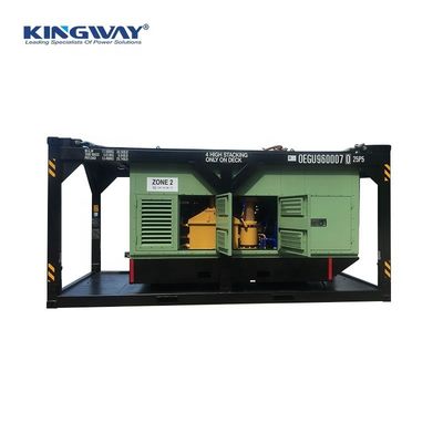 ATEX Zona 2 IIB T3 Diesel Sullair Air Compressor 260CFM à prova de explosão com DNV 2.7- Quadro de elevação para plataforma offshore