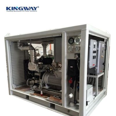 20KVA Zona II Gerador diesel silencioso à prova de explosão Montado em DNV 2.7-1 para campos de petróleo e gás offshore
