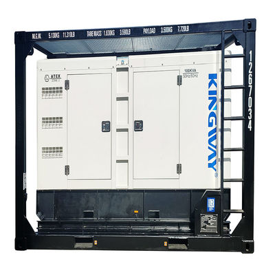 Certificação ATEX 3fase 200kw 250kva zona2 conjunto de geradores diesel à prova de explosão DNVGL 2.7-1 motor de serviço de plataforma de estrutura de deslizamento