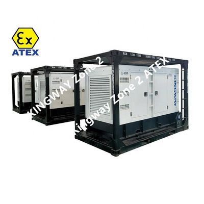 20KVA Atex Zona 2 ATEX Set de gerador à prova de explosão para a indústria de petróleo e gás com estrutura de elevação DNV