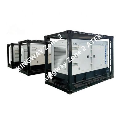 20KVA Atex Zona 2 ATEX Set de gerador à prova de explosão para a indústria de petróleo e gás com estrutura de elevação DNV