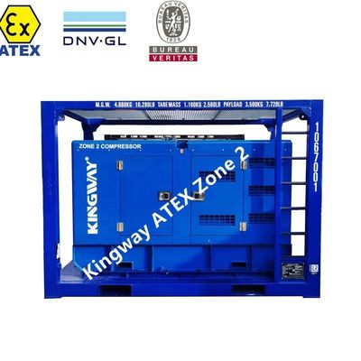 20KVA Atex Zona 2 ATEX Set de gerador à prova de explosão para a indústria de petróleo e gás com estrutura de elevação DNV