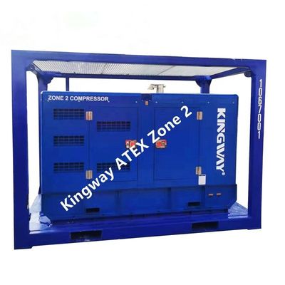 60KVA Kingway ATEX Certificado Zona 2 Ex Proof Diesel Gerador Conjunto Com padrões DNV Offshore Serviço Quadro de elevação