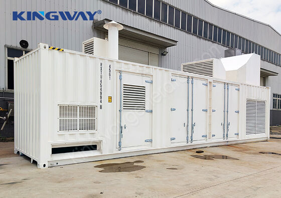 1MW 1000KW Genset de gás Tipo de recipiente Sistema de CHP opcional Conjunto de gerador de gás natural silencioso