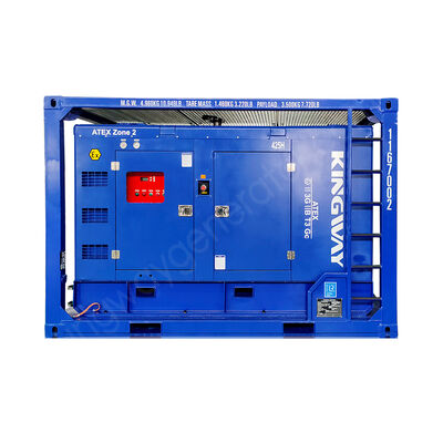 185CFM 6.9Bar Protecção contra explosões ATEX Zona 2 Motor Diesel Compressor de ar de soldagem com estrutura de elevação DNV2.7-1