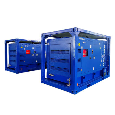 185CFM 6.9Bar Protecção contra explosões ATEX Zona 2 Motor Diesel Compressor de ar de soldagem com estrutura de elevação DNV2.7-1