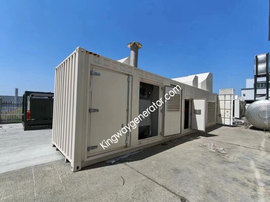 1MW 1000KW Genset de gás Tipo de recipiente Sistema de CHP opcional Conjunto de gerador de gás natural silencioso