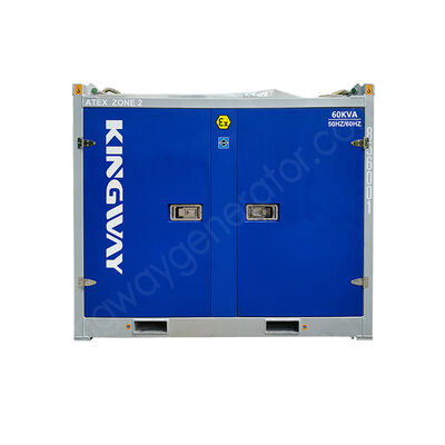 60 KVA ATEX Certificado Zona 2 Gerador Diesel Temp Classe T3 Plataforma Offshore Utilização Explosão Proof Set Gerador Diesel