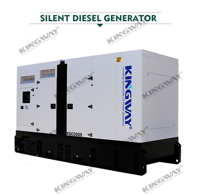 Grupo de gerador diesel silencioso de Kingway 500KVA Cummins Engine