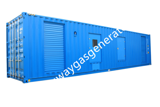 Gerador diesel 600KW 750KVA do recipiente do motor de Mitsubishi de 3 fases