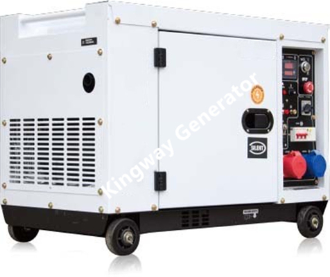 Gerador portátil silencioso móvel, poder alternativo do gerador 6KW diesel