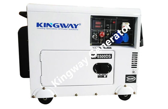 Grupo de gerador portátil diesel silencioso de refrigeração água 8KVA de 3phase 50hz 1500rpm 12Hp