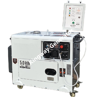 Grupo de gerador silencioso 8KVA do gerador portátil alaranjado da cor 12Hp