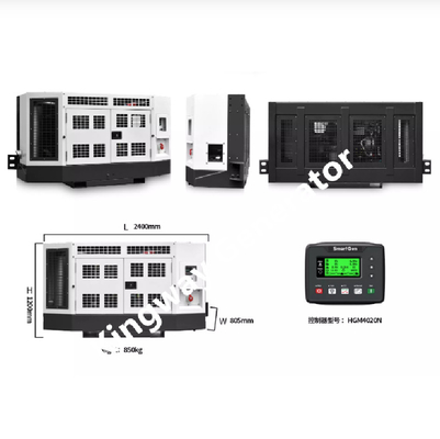 Grampo de Kingway 15KVA na japona Genset On Reefer Container do motor diesel