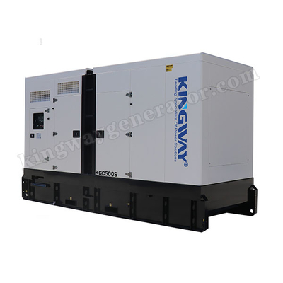Kingway personalizou o dossel silencioso do gerador para o gerador 500KVA diesel