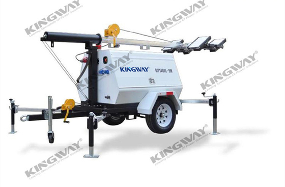 Gerador diesel montado reboque de 1500RPM 1800RPM 15KW fora do uso