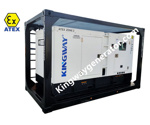 Gerador Diesel Silencioso à Prova de Explosão Kingway 300KVA Equipamento ATEX Zona 2