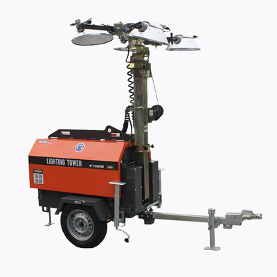 Torre clara diesel móvel para minar o gerador industrial do equipamento da aptidão 4kw