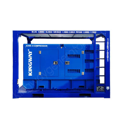 Kingway ATEX Zona 2 Compressor de ar Sullair 186CFM 100Psi para campos de petróleo e gás offshore