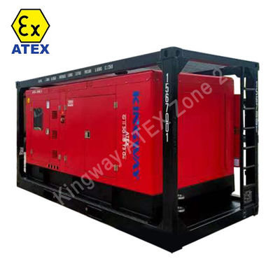 Motor diesel à prova de explosão de 45kva 400v 50hz 3 fase 4 DNV2.7-1 Certified Lifting Frame ATEX diesel generator for zone 2