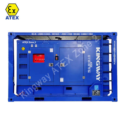 250KVA 200KW modificado ATEX Certificado Zona 2 Temp Classe T3 Rigsafe Explosão Proof Diesel Industrial Generator Set IEC60049