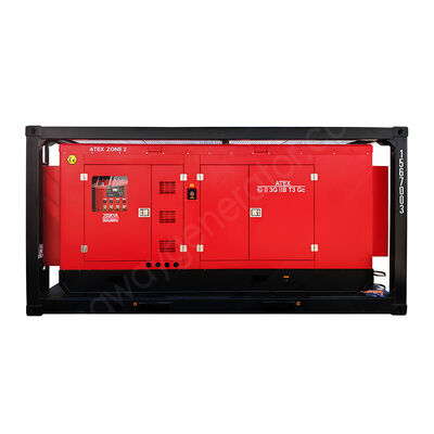 500KVA Kingway ATEX Zona 2 T3 Gerador diesel silencioso à prova de explosão com estrutura de elevação certificada DNV