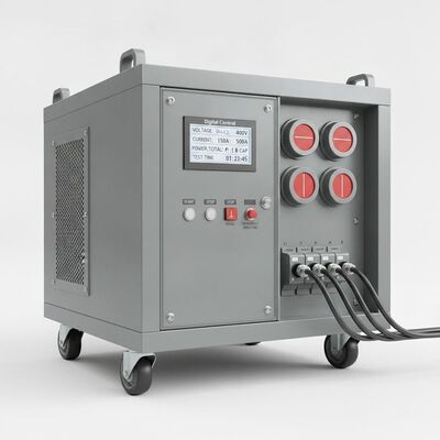 Banco de carga capacitiva resistente RCD portátil de 3 fases de 100 kW com gerador de controle digital Sistema de teste UPS